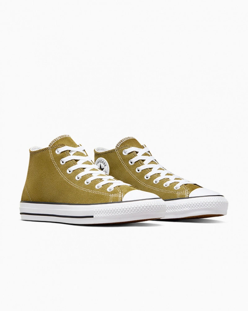 Converse Chuck Taylor All Star Pro Camurça Branco Pretas | 5602-LDUEH