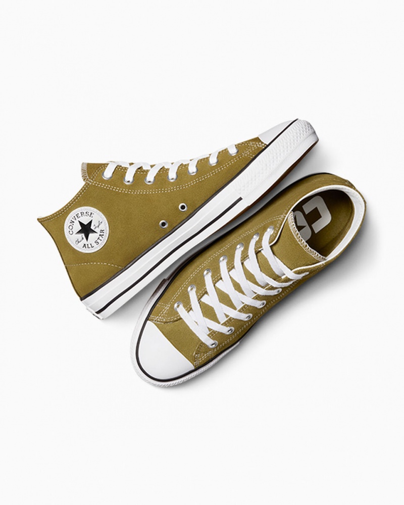 Converse Chuck Taylor All Star Pro Camurça Branco Pretas | 5602-LDUEH