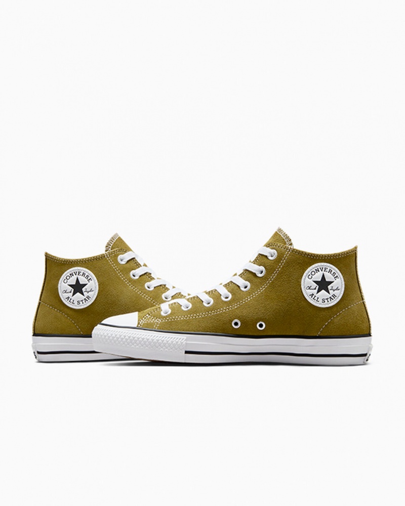 Converse Chuck Taylor All Star Pro Camurça Branco Pretas | 5602-LDUEH