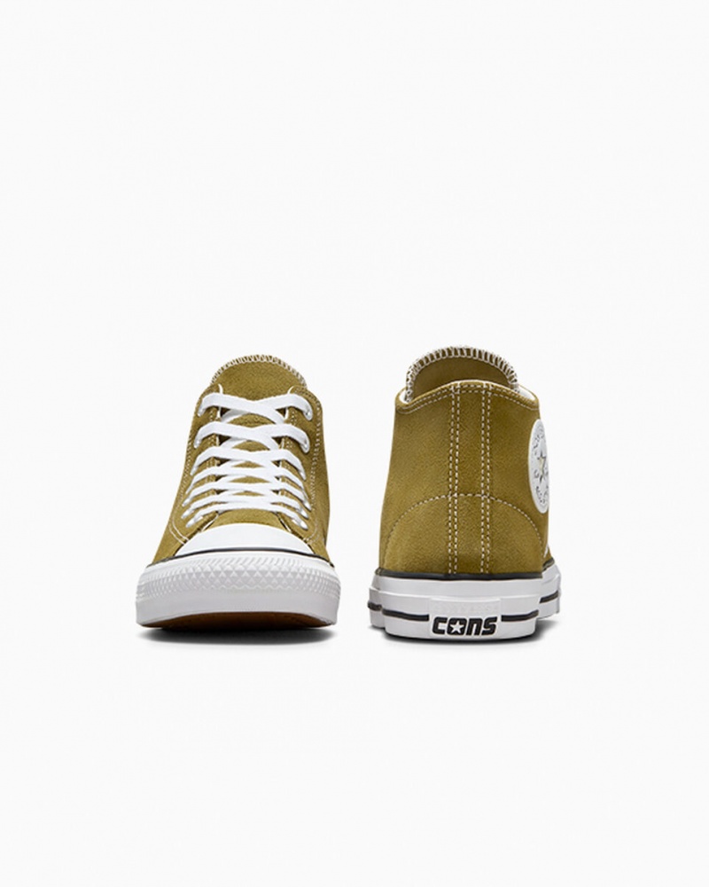 Converse Chuck Taylor All Star Pro Camurça Branco Pretas | 5602-LDUEH