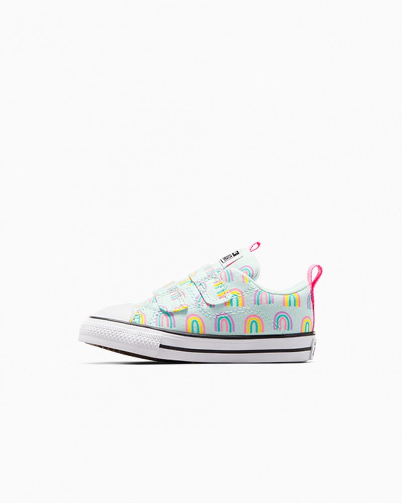 Converse Chuck Taylor All Star Rave Easy-On Rainbows Azuis Rosa | 1283-VQWLJ