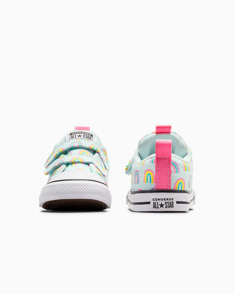 Converse Chuck Taylor All Star Rave Easy-On Rainbows Azuis Rosa | 1283-VQWLJ