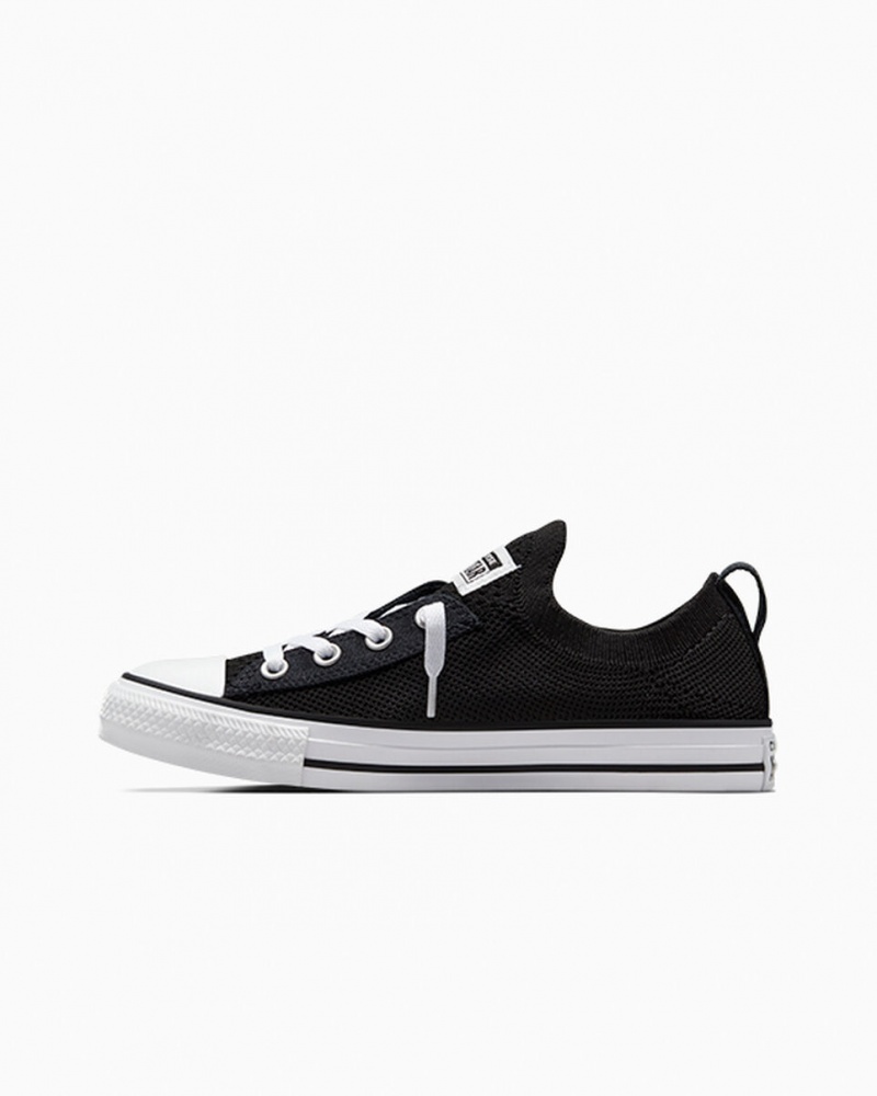 Converse Chuck Taylor All Star Shoreline Knit Slip Pretas Branco Pretas | 7394-YMLBT