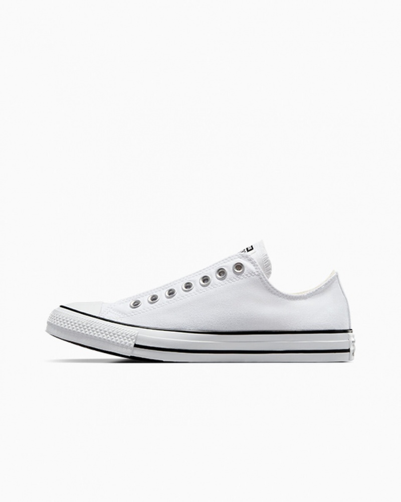 Converse Chuck Taylor All Star Slip Branco Pretas Branco | 7680-BIYVN