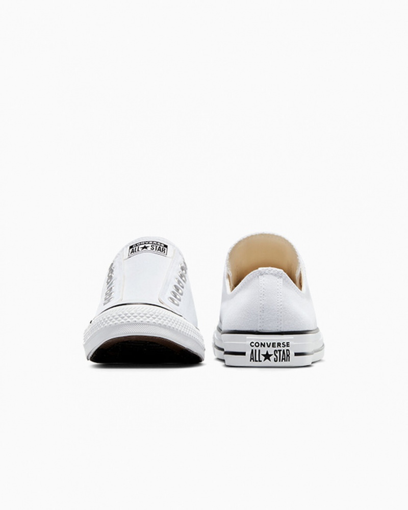 Converse Chuck Taylor All Star Slip Branco Pretas Branco | 7680-BIYVN