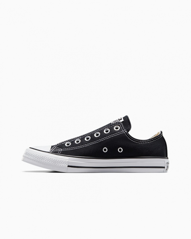 Converse Chuck Taylor All Star Slip Pretas Branco Pretas | 9687-MPNJY