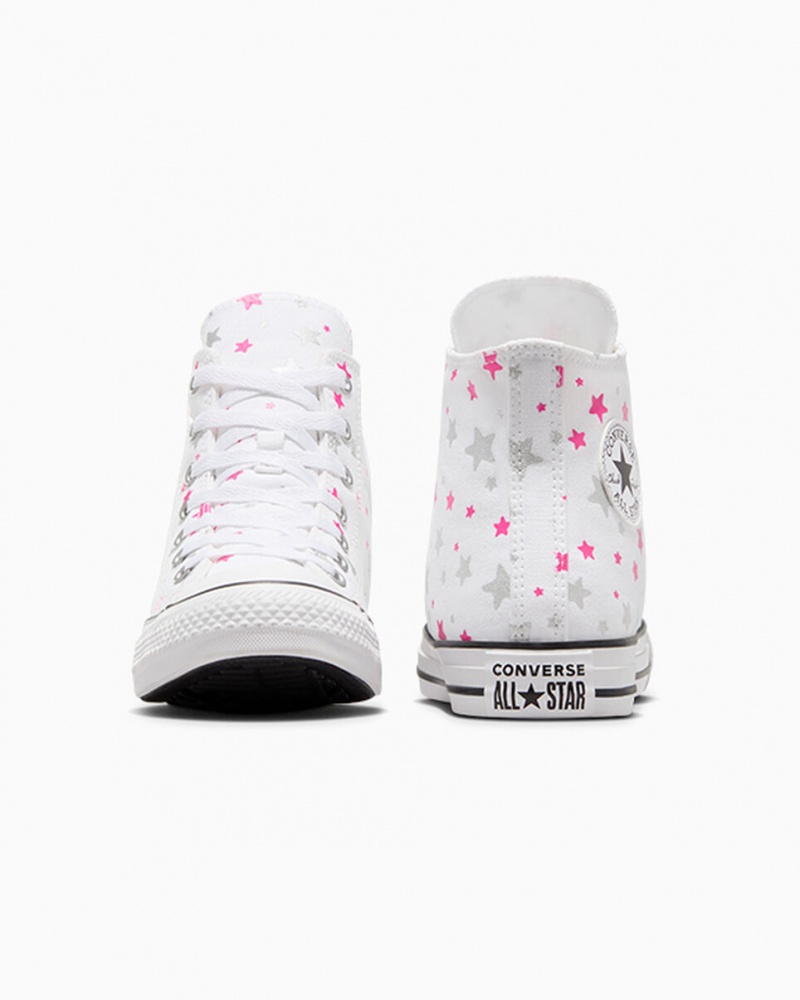 Converse Chuck Taylor All Star Sparkle Branco Rosa Branco | 5468-SGTWY