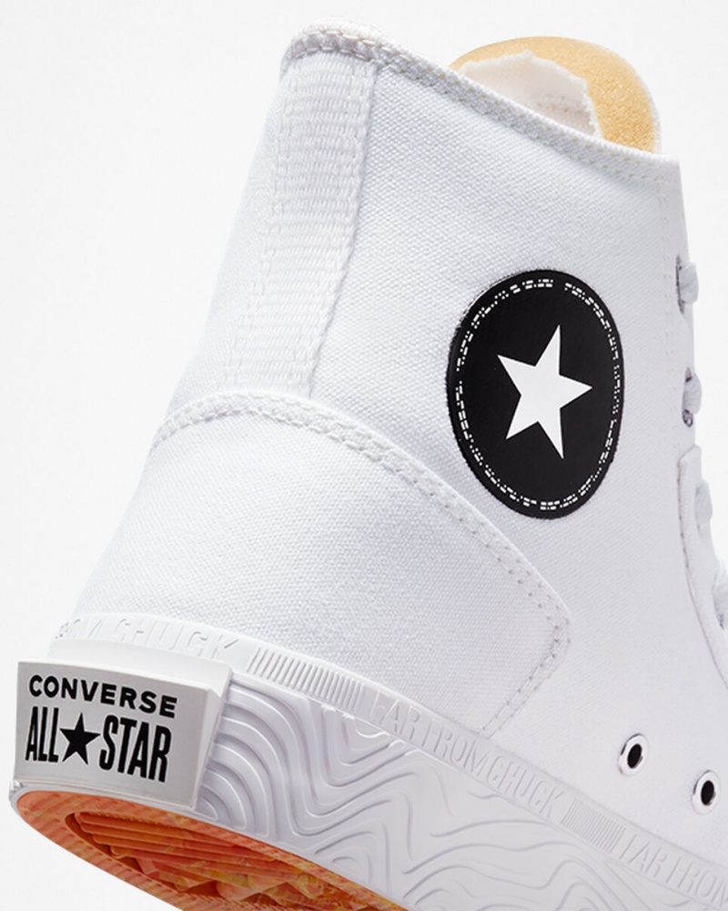 Converse Chuck Taylor Alt Star Lona Branco Pretas Branco | 4927-YRZKL