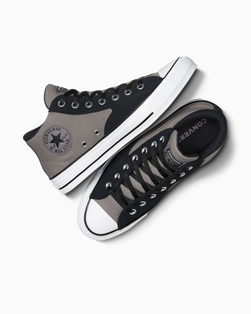 Converse Chuck Taylor Malden Street Pretas Branco | 6174-KUJZY