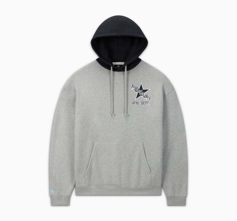 Converse Converse x Awake NY French Terry Hoodie Cinzentas | 3168-BPXLR