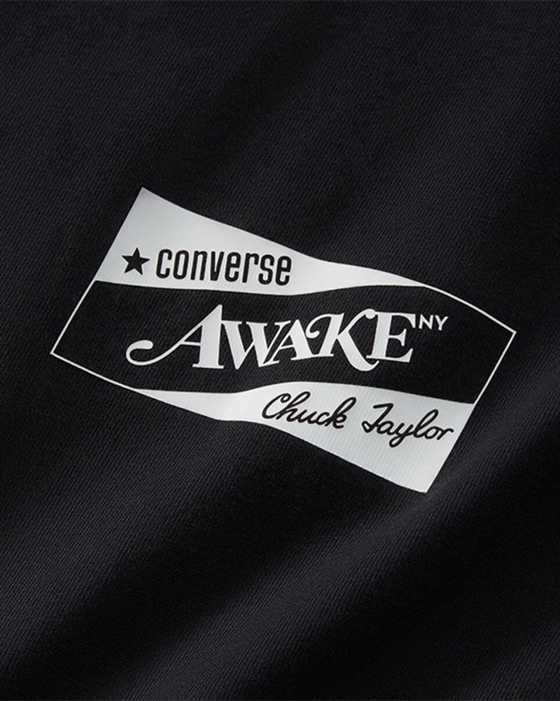 Converse Converse x Awake NY Jersey T-Shirt Pretas | 6349-BOAXW