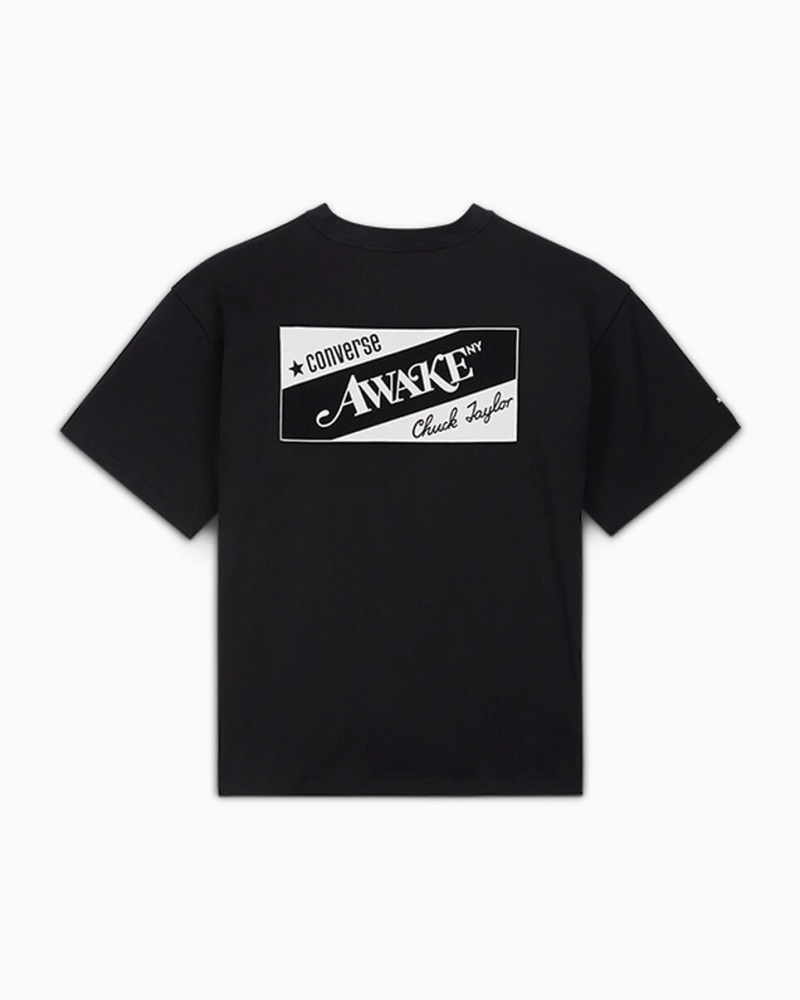 Converse Converse x Awake NY Jersey T-Shirt Pretas | 6349-BOAXW