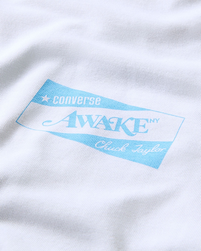 Converse Converse x Awake NY Jersey T-Shirt Branco | 8392-RANJB