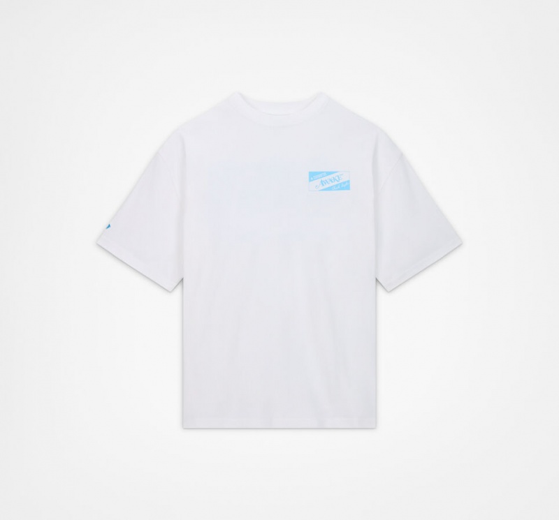 Converse Converse x Awake NY Jersey T-Shirt Branco | 8392-RANJB