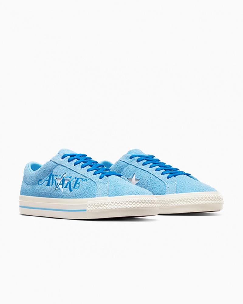 Converse Converse x Awake NY One Star Pro Azuis Branco | 5236-JVAKN