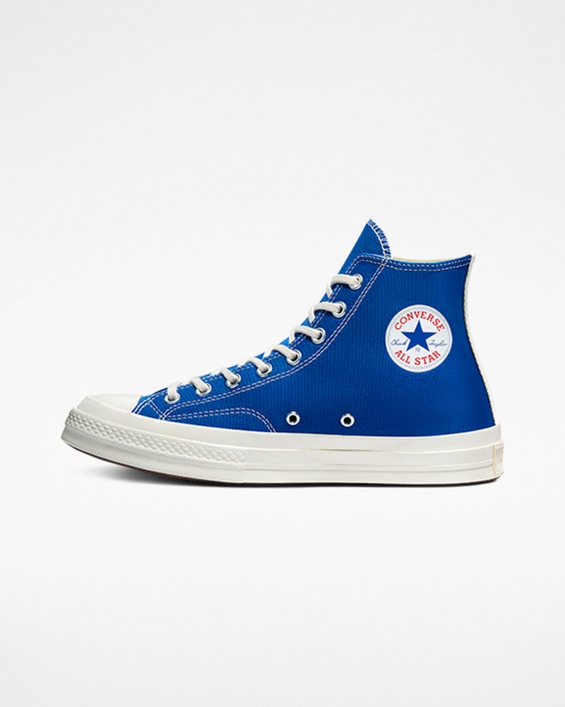 Converse Converse x Comme des Garçons PLAY Chuck 70 Azuis Pretas | 6532-ULKWC