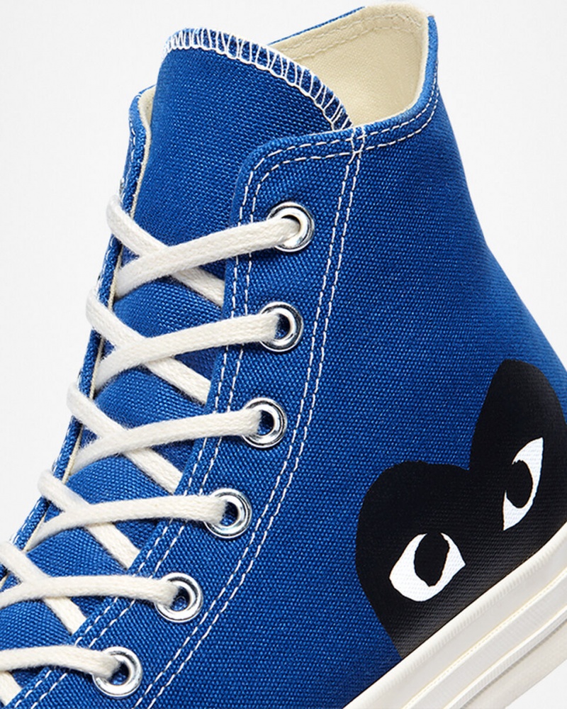 Converse Converse x Comme des Garçons PLAY Chuck 70 Azuis Pretas | 6532-ULKWC