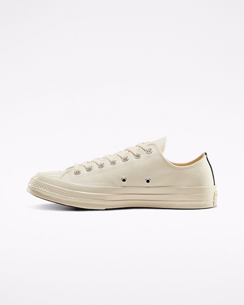 Converse Converse x Comme des Garçons PLAY Chuck 70 Branco Vermelhas | 8351-ANKTV