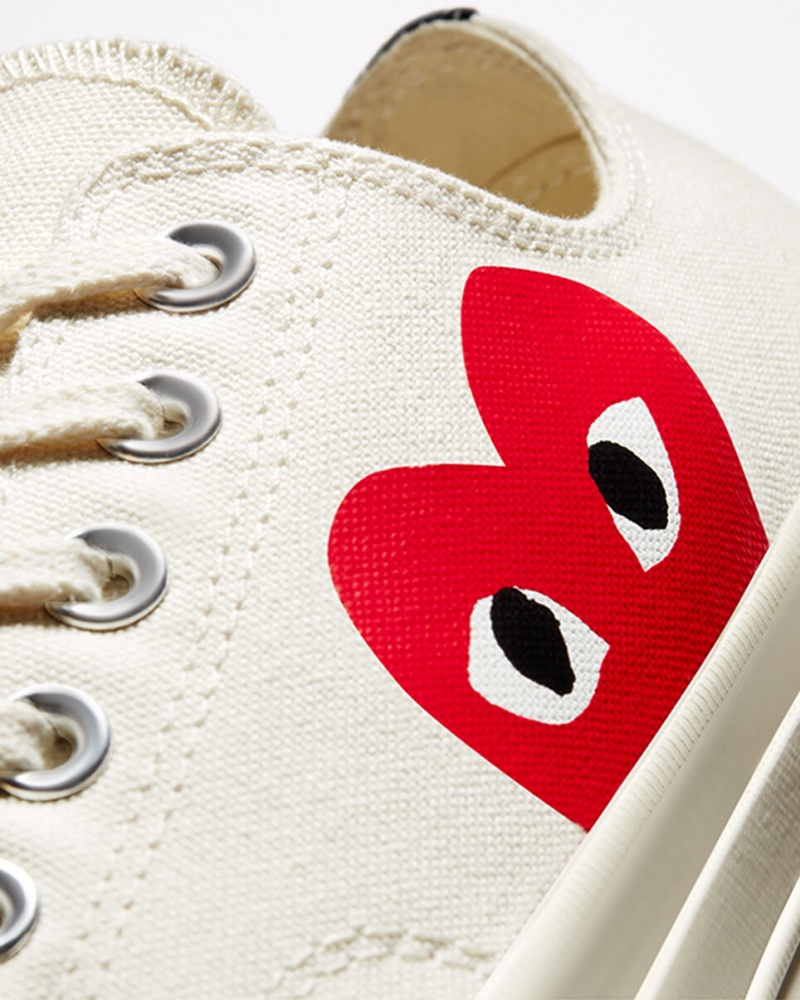 Converse Converse x Comme des Garçons PLAY Chuck 70 Branco Vermelhas | 8351-ANKTV