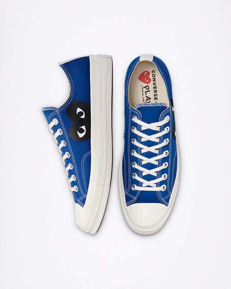 Converse Converse x Comme des Garçons PLAY Chuck 70 Azuis Pretas | 9274-LZFED