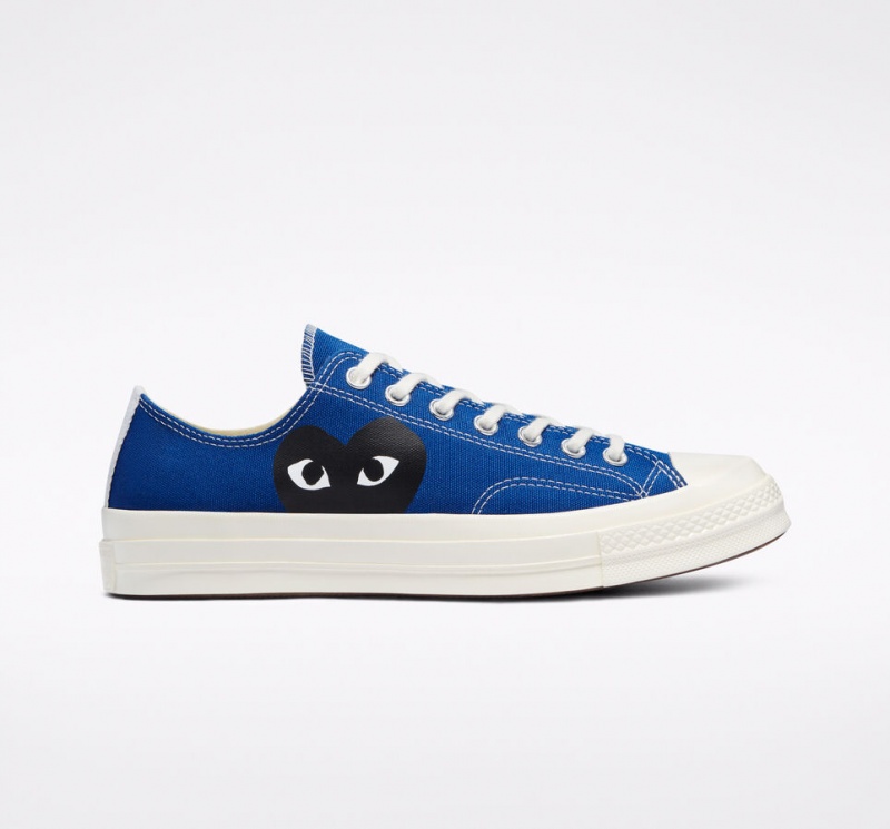 Converse Converse x Comme des Garçons PLAY Chuck 70 Azuis Pretas | 9274-LZFED