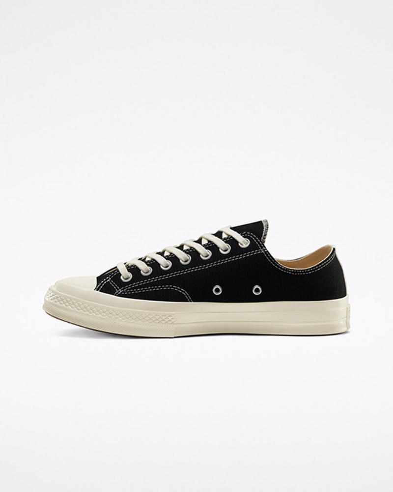 Converse Converse x Comme des Garçons PLAY Chuck 70 Pretas Branco Vermelhas | 2593-HKVYQ