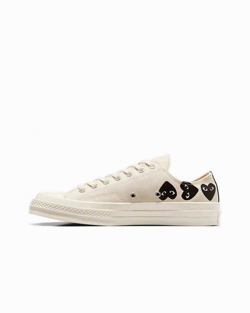 Converse Converse x Comme des Garçons PLAY Chuck 70 Multi Heart Pretas | 4537-VRYFJ