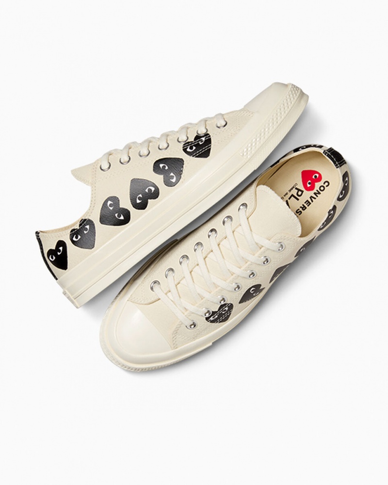 Converse Converse x Comme des Garçons PLAY Chuck 70 Multi Heart Pretas | 4537-VRYFJ