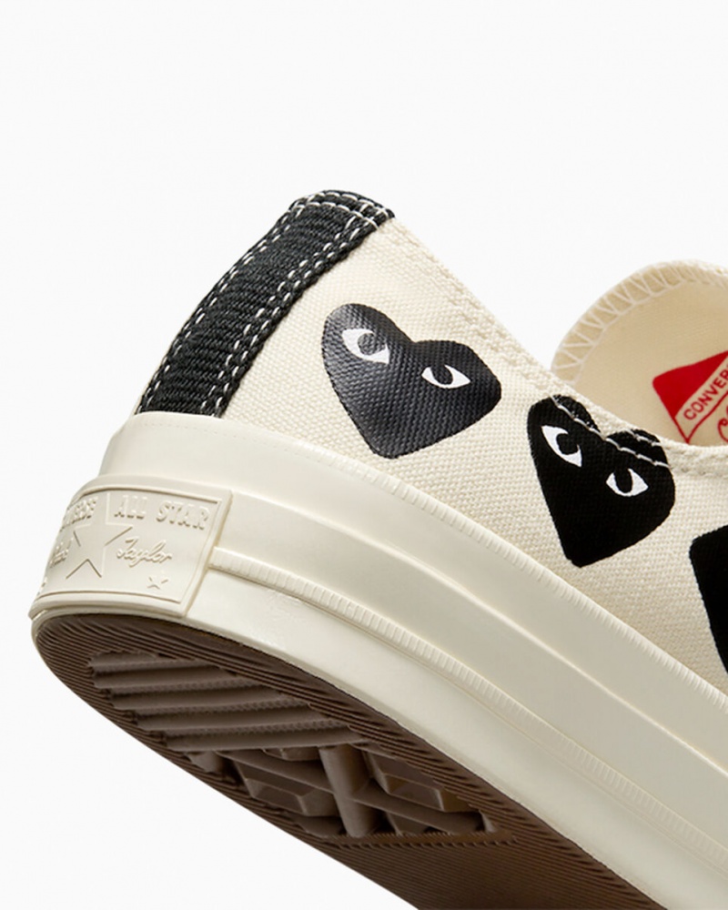 Converse Converse x Comme des Garçons PLAY Chuck 70 Multi Heart Pretas | 4537-VRYFJ