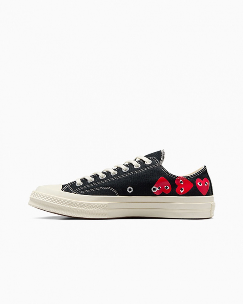 Converse Converse x Comme des Garçons PLAY Chuck 70 Multi Heart Pretas Vermelhas | 9358-HCIPO