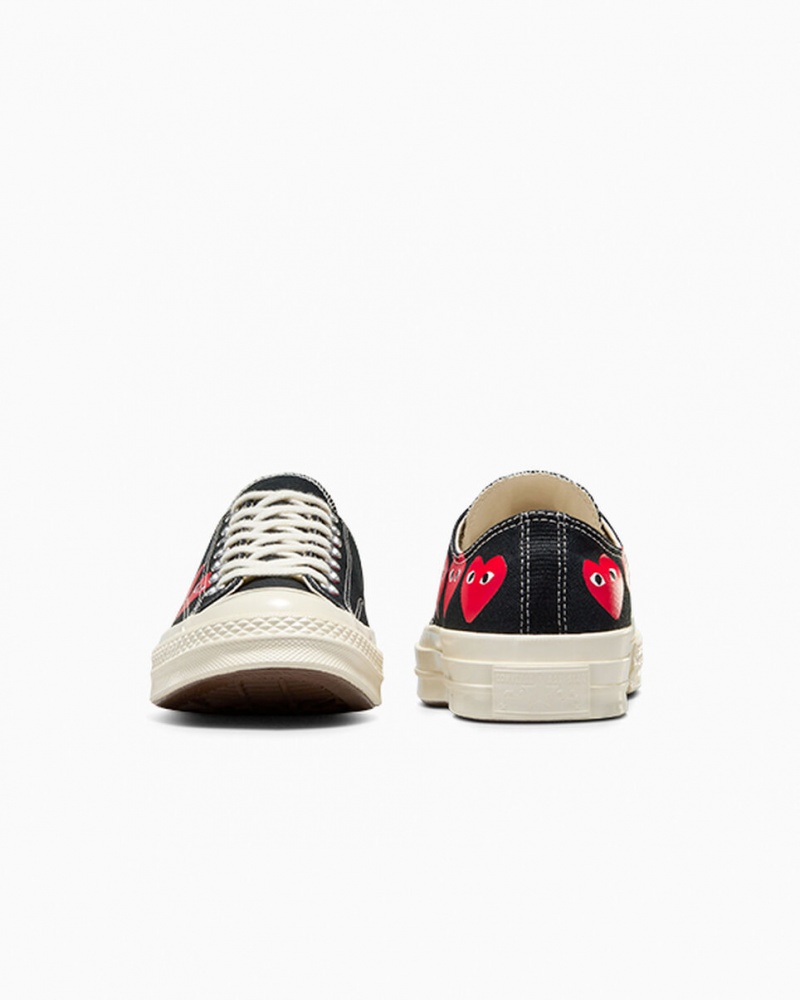 Converse Converse x Comme des Garçons PLAY Chuck 70 Multi Heart Pretas Vermelhas | 9358-HCIPO