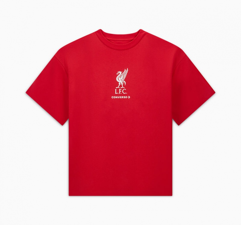 Converse Converse x LFC Loose-Fit T-Shirt Tomato | 3512-ACHKY