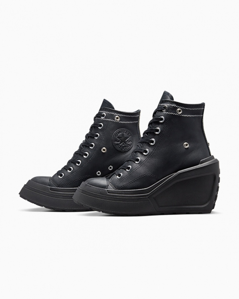 Converse Converse x Martine Ali Chuck 70 De Luxe Wedge Pretas Pretas Pretas | 4238-XOLWN