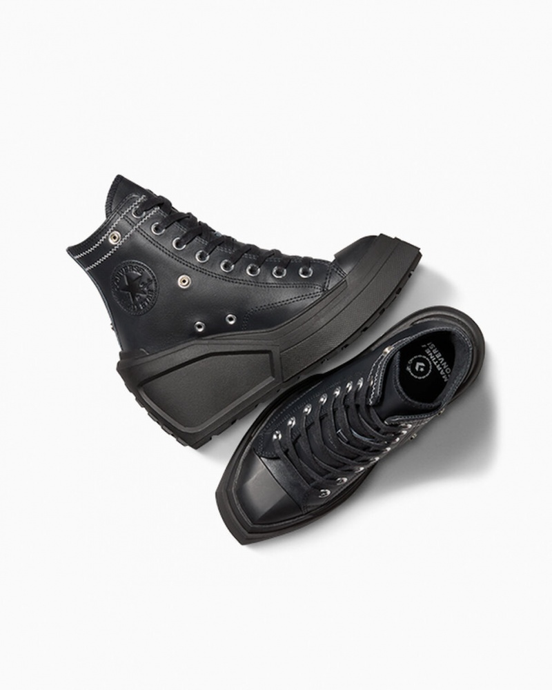 Converse Converse x Martine Ali Chuck 70 De Luxe Wedge Pretas Pretas Pretas | 4238-XOLWN