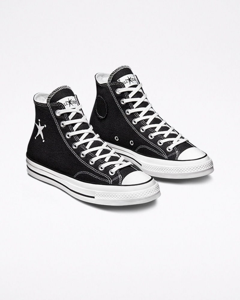 Converse Converse x Stüssy Chuck 70 Pretas Branco Pretas | 1852-EKFIG