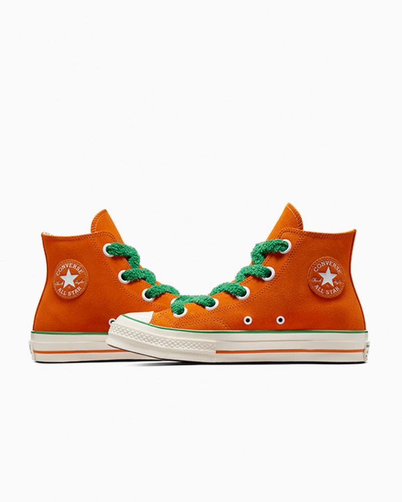 Converse Converse x Wonka Chuck 70 Oompa Loompa Laranja Verdes | 4310-WKDNQ