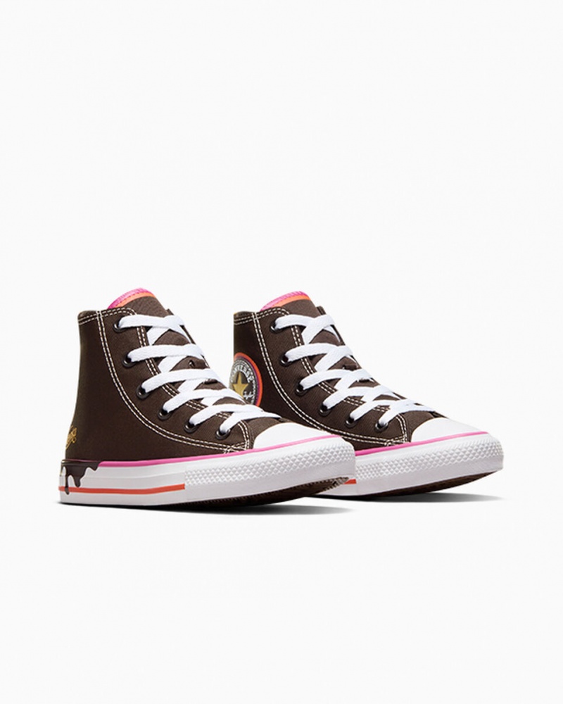 Converse Converse x Wonka Chuck Taylor All Star Marrom Branco | 0186-YOVBN