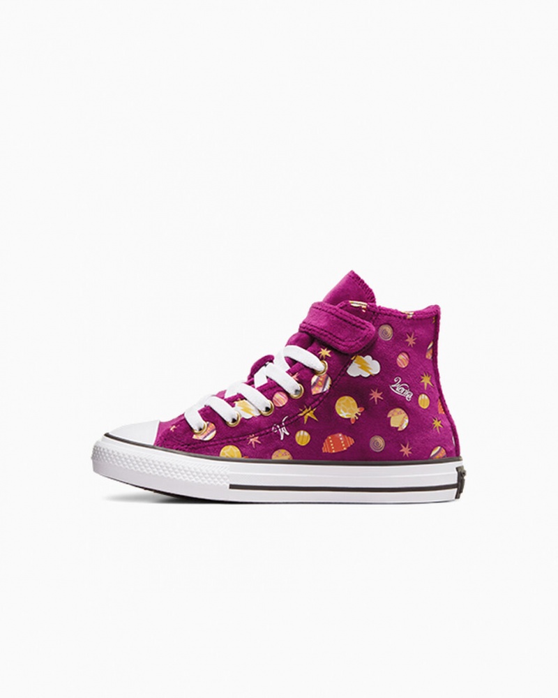 Converse Converse x Wonka Chuck Taylor All Star Easy On Roxo Douradas Branco | 8621-HRAJO