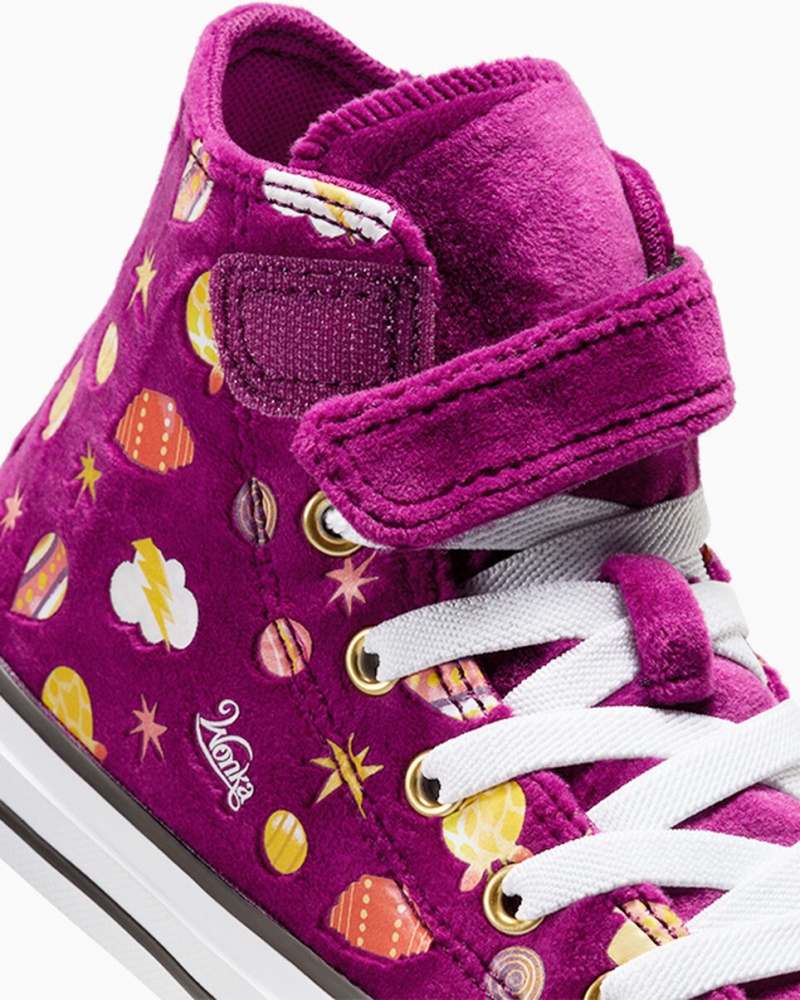 Converse Converse x Wonka Chuck Taylor All Star Easy On Roxo Douradas Branco | 8621-HRAJO