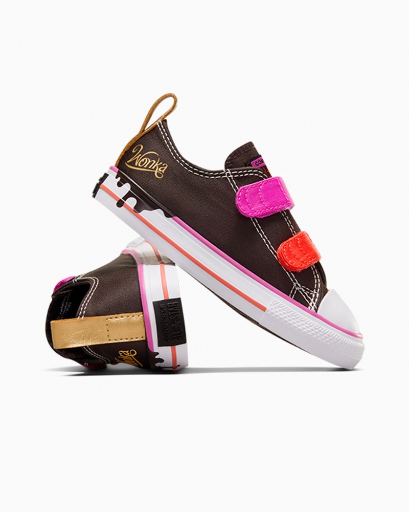 Converse Converse x Wonka Chuck Taylor All Star Easy On Marrom Rosa Branco | 4057-CDBFO