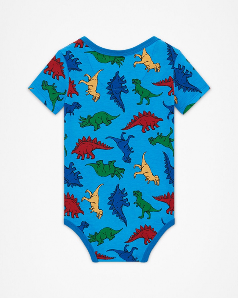 Converse Dino Explorer Encapuzado Coverall & Bodysuit Set Azul Marinho | 8327-NRCSM