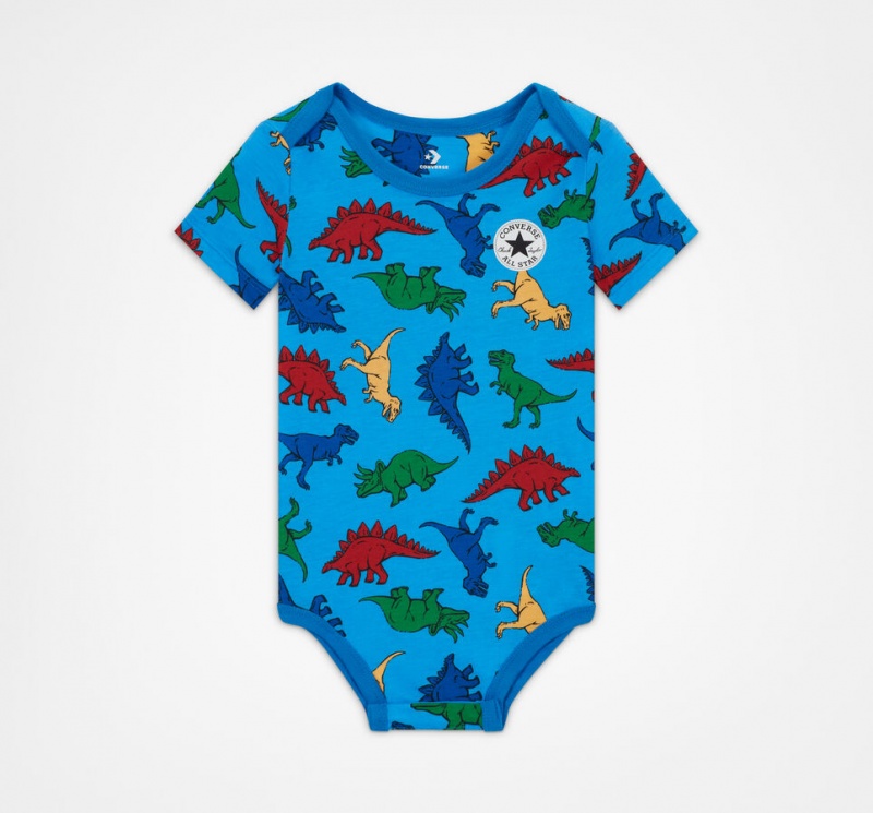 Converse Dino Explorer Encapuzado Coverall & Bodysuit Set Azul Marinho | 8327-NRCSM