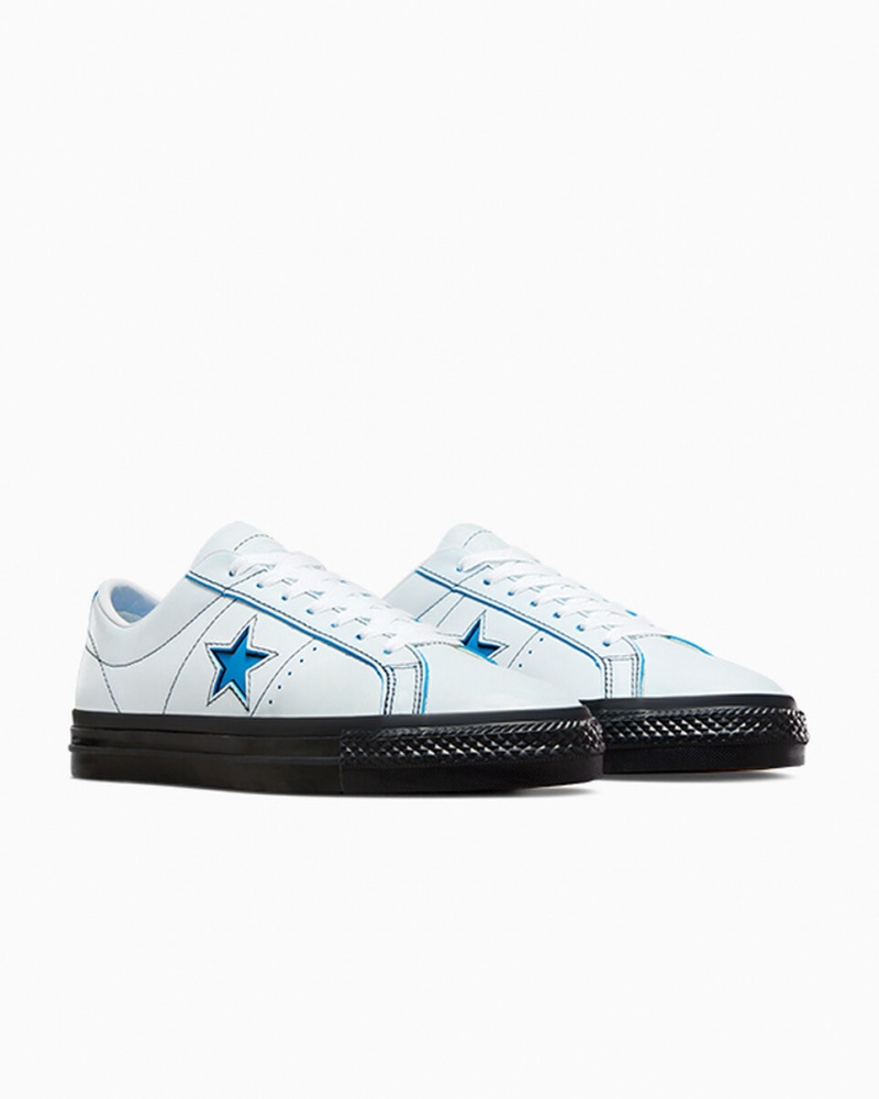 Converse Eddie Cernicky One Star Pro Branco Pretas Azuis | 1542-YVDNQ