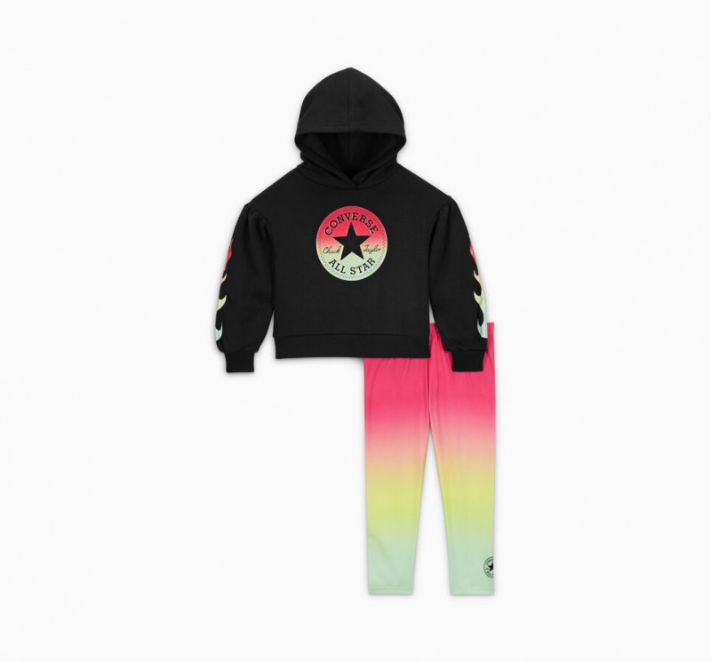 Converse Gradient Hoodie & Leggings Set Rosa | 8650-JQVEF