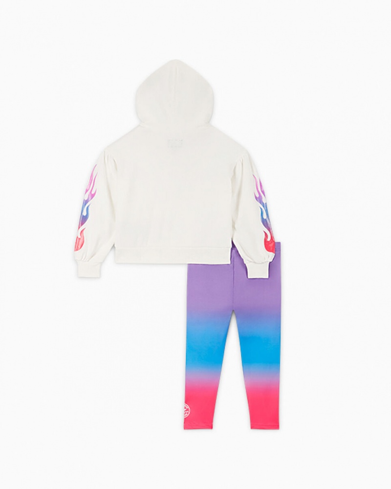 Converse Gradient Hoodie & Leggings Set Bright Violet | 5036-ZKPTB