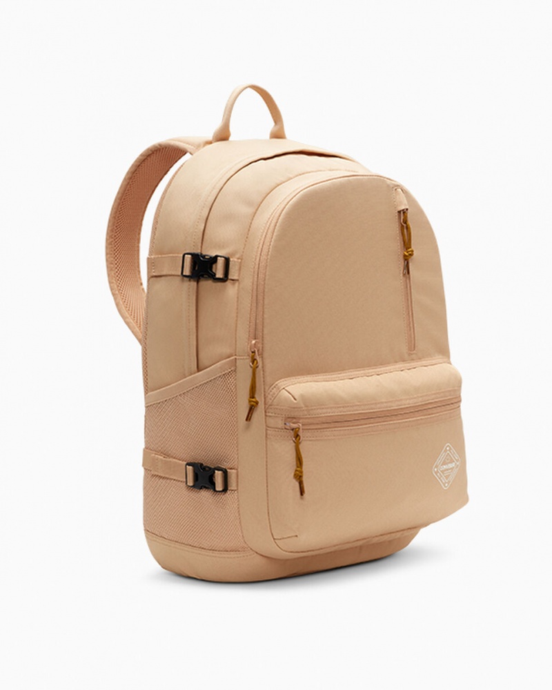 Converse Gráficas Em Linha Reta Edge Backpack Epic Dune | 1073-MXYNZ