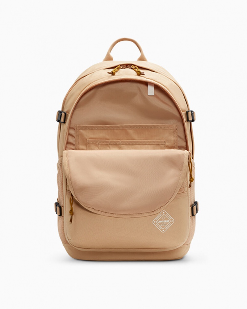 Converse Gráficas Em Linha Reta Edge Backpack Epic Dune | 1073-MXYNZ