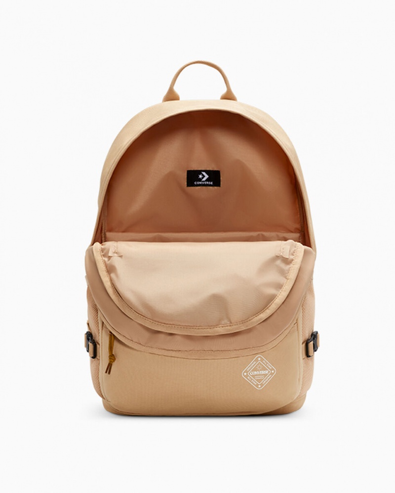 Converse Gráficas Em Linha Reta Edge Backpack Epic Dune | 1073-MXYNZ