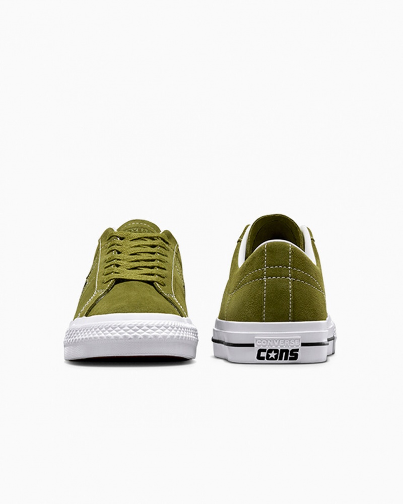 Converse One Star Pro Verdes Branco Pretas | 1027-YIKJA