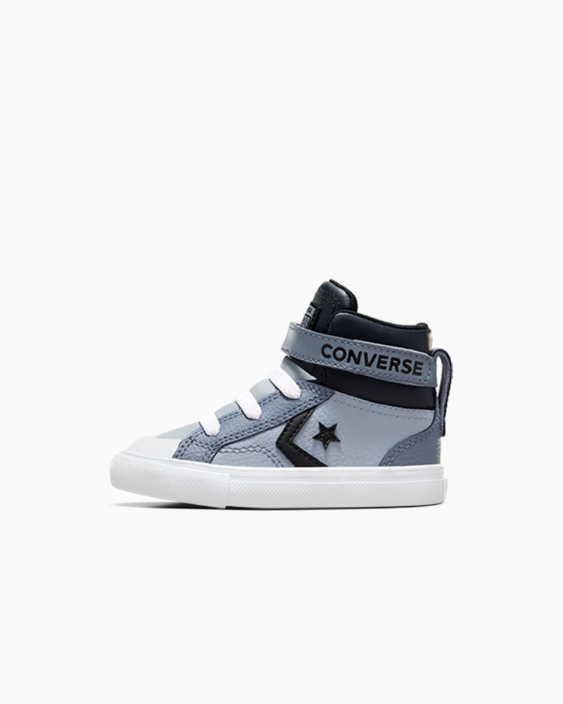 Converse Pro Blaze Alças Couro Prateadas Pretas Branco | 6318-AVPGM